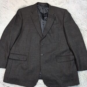 Gianelli Jacket Mens 50 Long Lambs Wool Cashmere Blend Suit Coat Preppy Pockets